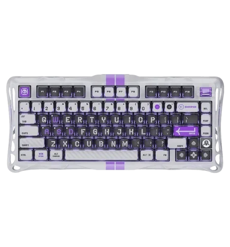 Клавіатура механічна GravaStar Mercury V75 80keys Magnetic Jade Pro 8K USB-A RGB Mecha Gray