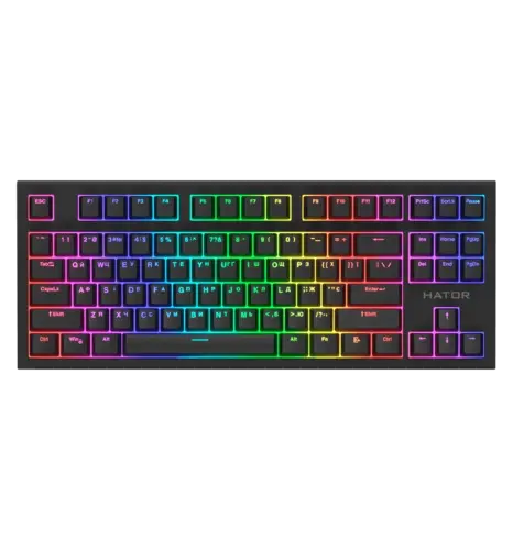 Клавіатура механічна HATOR Skyfall 2 TKL PRO orange (HTK-750) black