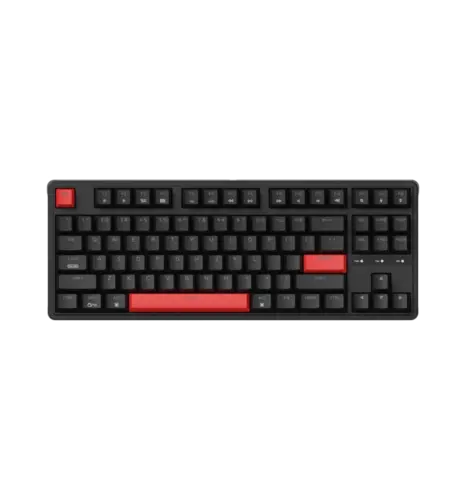 Клавіатура механічна Keychron C3 Pro 87Key, K pro Brown, USB-A, QMK, Hot-swap, EN/UKR, RGB, чорний