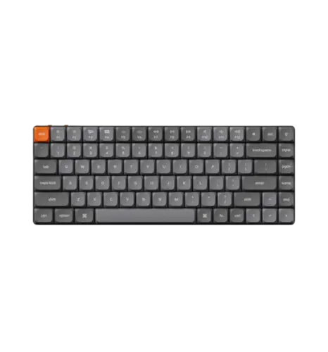 Клавіатура механічна Keychron K3 Max 84Key, Gateron MX 2.0 Blue, WL/BT/USB-A, QMK, EN/UKR, White Led