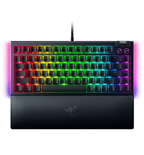 Клавіатура механічна RAZER BlackWidow V4 75%, Black (RZ03-05000100-R3M1)