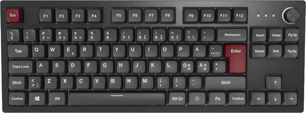 Клавіатура Montech MKey TKL Darkness (MK87DB)