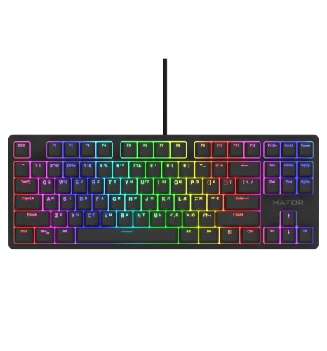 Оптическая игровая клавиатура HATOR Rockfall 2 Optica TKL Black (HTK-730)
