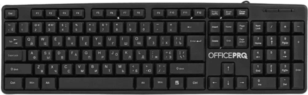 Клавіатура проводна Officepro (SK166)