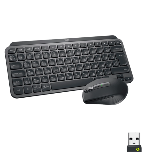 Комплект (клавіатура + миша) LOGITECH MX Keys Mini Combo for Business-GRAPHITE-US (920-011061)
