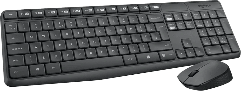 Комплект LOGITECH MK235 Wireless Combo - Grey