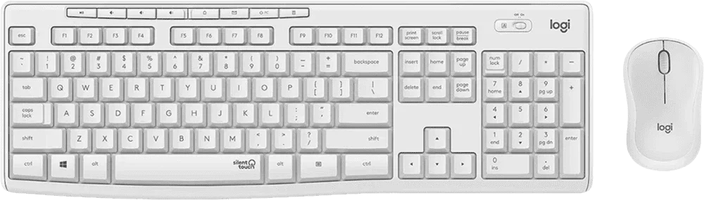 Комплект LOGITECH MK295 Silent Wireless Combo - Off White