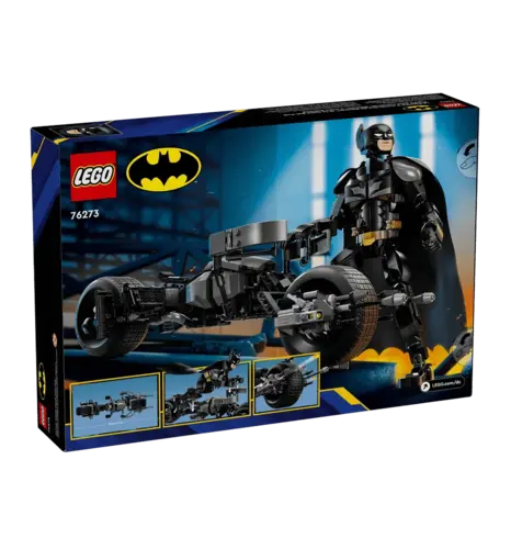 Конструктор LEGO Batman Фігурка Бетмена для складання і бетцикл