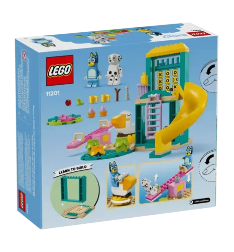 Конструктор LEGO Bluey Веселощі з Блуї та Хлоєю на ігровому майданчику
