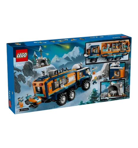 Конструктор LEGO City Арктична дослідницька вантажівка з науковою лабораторією