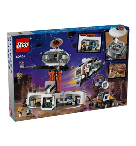 Конструктор LEGO City Космічна база й стартовий майданчик для ракети