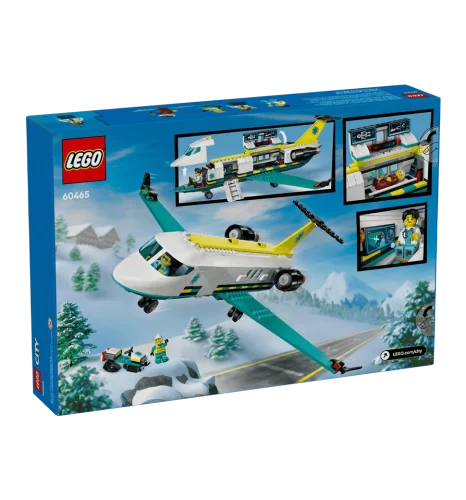 Конструктор LEGO City Літак швидкої медичної допомоги