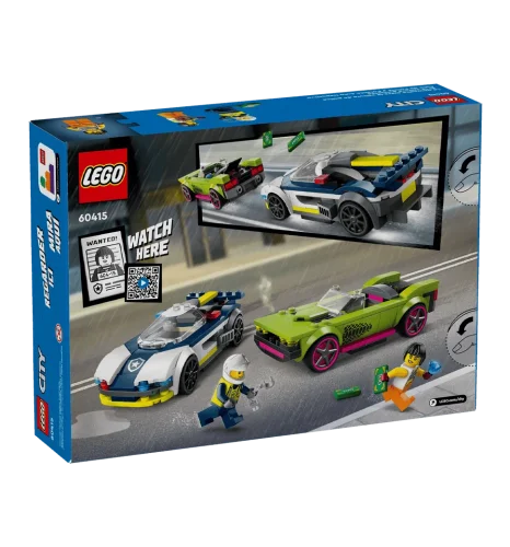 Конструктор LEGO City Переслідування маслкара на поліцейському автомобілі