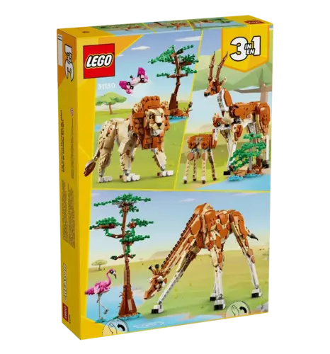 Конструктор LEGO Creator Дикі тварини сафарі