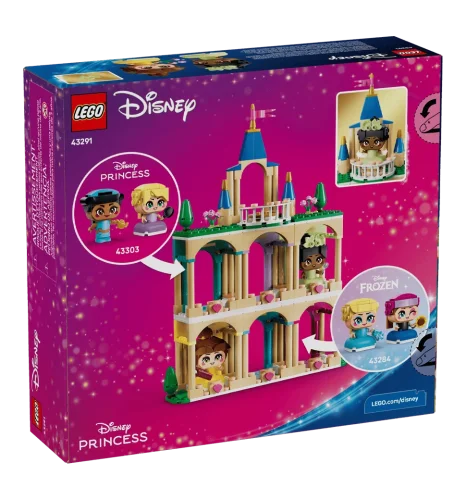 Конструктор LEGO Disney Princess Мініпринцеси Бель і Тіана з замком