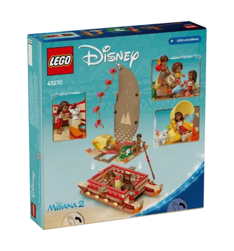 Конструктор LEGO Disney Princess Пригодницьке каное Ваяни