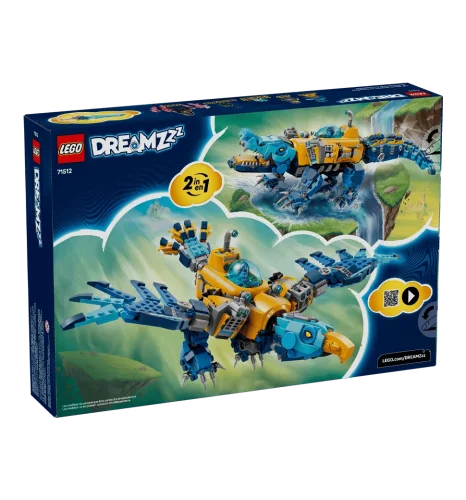 Конструктор LEGO DREAMZzz Підводний човен-крокодил