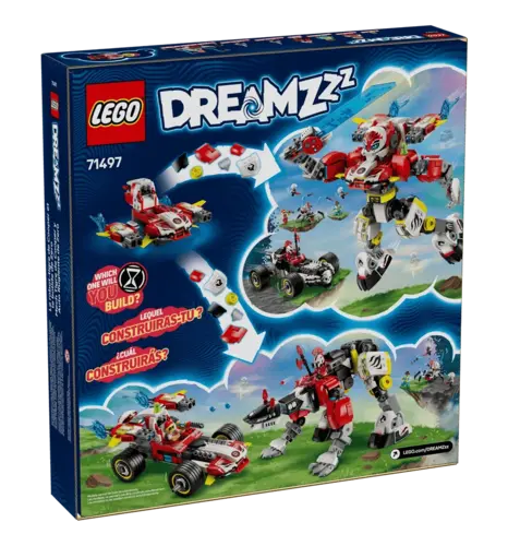 Конструктор LEGO DREAMZzz Робот-тигр Купера та Хот-род авто Зеро