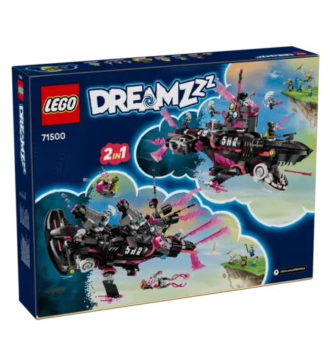 Конструктор LEGO Dreamzzz Страхітливий підводний човен «Акула»