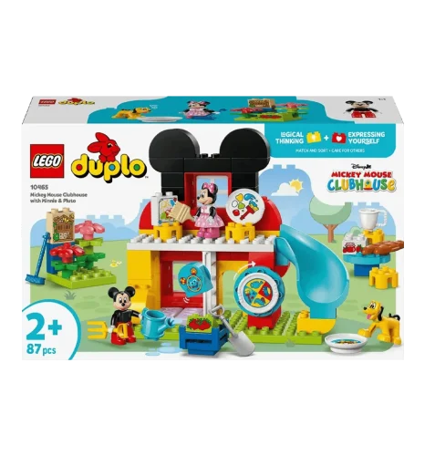 Конструктор LEGO DUPLO Disney Міккі Маус: Клубний будинок з Мінні та Плуто