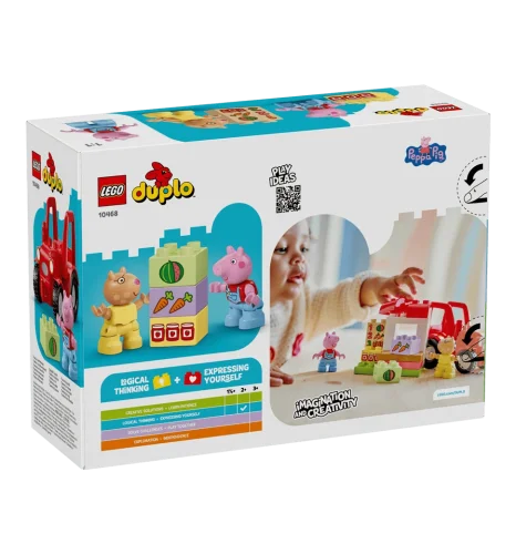 Конструктор LEGO DUPLO Peppa Pig Трактор і ринок