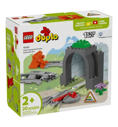 Конструктор LEGO DUPLO Town Додатковий набір. Залізничний тунель і колії