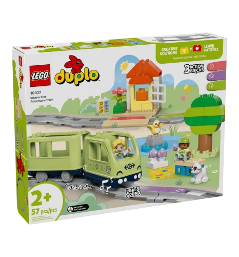 Конструктор LEGO DUPLO Town Інтерактивний пригодницький потяг
