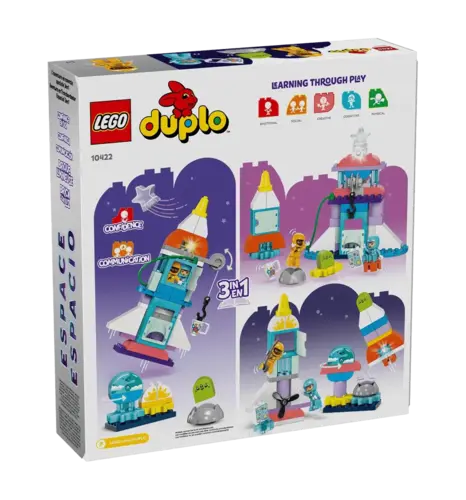 Конструктор LEGO DUPLO Town Пригоди на космічному шатлі 3в1