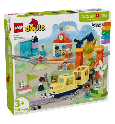 Конструктор LEGO DUPLO Town Великий інтерактивний громадський потяг