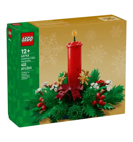 Конструктор LEGO Iconic  Декор для різдвяного столу