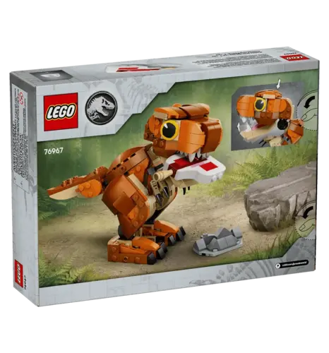 Конструктор LEGO Jurassic World Little Eatie: тираннозавр