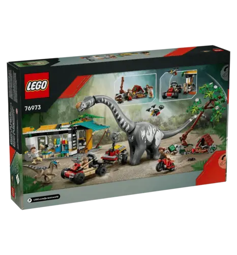 Конструктор LEGO Jurassic World Миссия по отслеживанию раптора и титанозавра