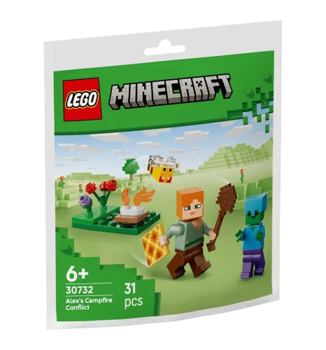 Конструктор LEGO Minecraft Конфлікт біля багаття Алекса