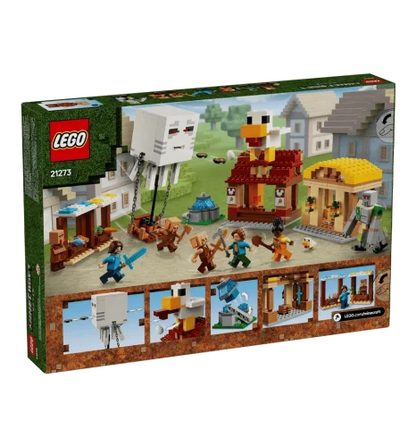 Конструктор LEGO Minecraft Напад на село з повітряною кулею Ґаст