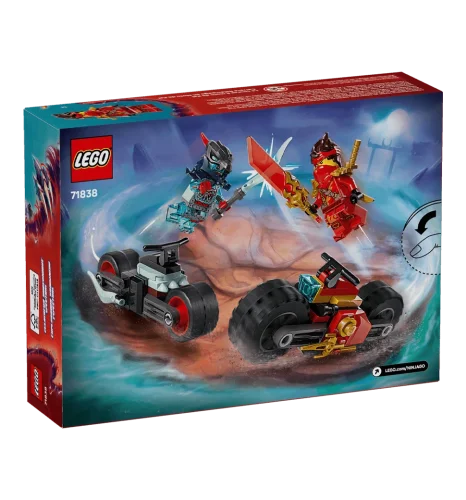 Конструктор LEGO Ninjago Швидкісні перегони Кая на мотоциклі