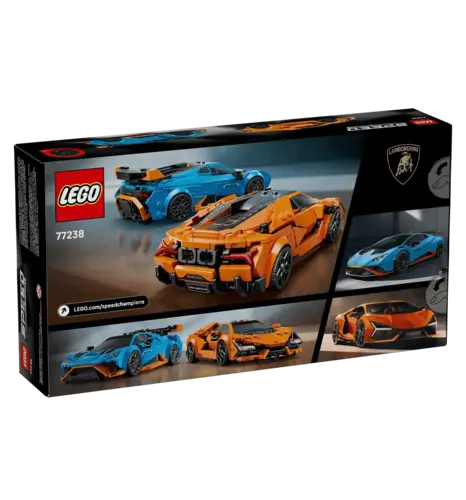 Конструктор LEGO Speed Champions Lamborghini Revuelto та Huracan STO