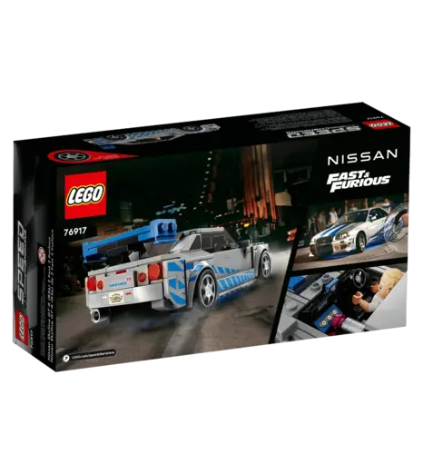 Конструктор LEGO Speed Champions Подвійний форсаж. Nissan Skyline GT-R