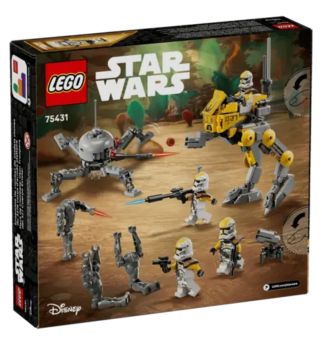 Конструктор LEGO Star Wars Бойовий загін бійців-клонів 327-го галактичного корпусу