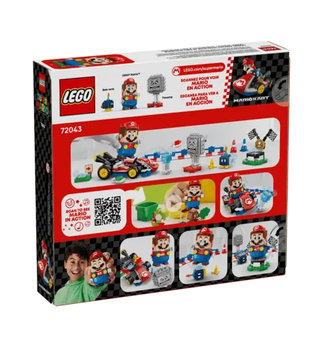 Конструктор LEGO Super Mario Mario Kart – Interactive LEGO® Mario та Standard Kart