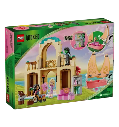 Конструктор LEGO Wicked Глинда, Эльфаба и Несароза в Университете Шиз