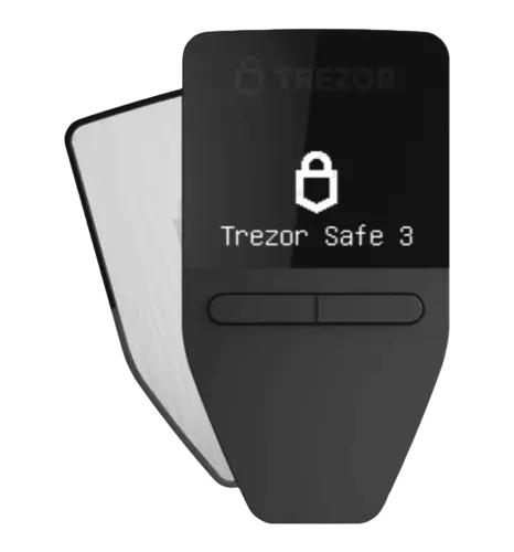 Крипто-гаманець Trezor Safe 3 Stellar Silver