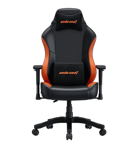 Крісло ігрове Anda Seat Luna Color Size L Black/Orange PVC