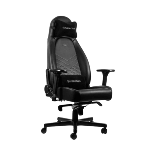 Крісло Noblechairs ICON Black/Platinum White