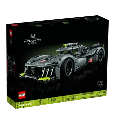 LEGO Technic PEUGEOT 9X8 24H Le Mans Hybrid Hypercar (42156)