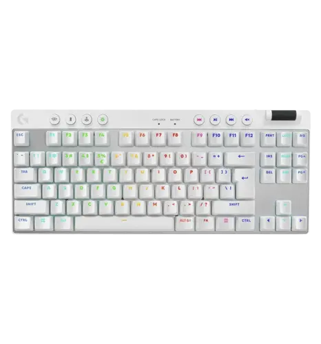 Клавіатура LOGITECH G PRO X TKL LIGHTSPEED Wireless Gaming Keyboard - WHITE (920-012148)