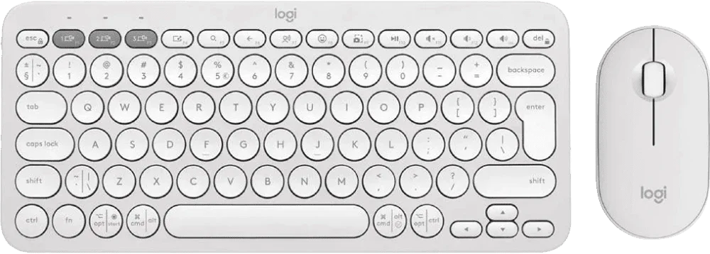 LOGITECH Pebble Keys 2 K380s - Tonal White