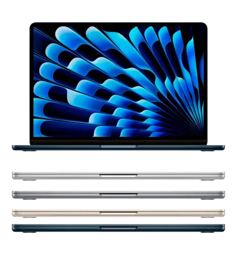MacBook Air 13" Apple M3/8CPU/8GPU/8GB/256GB SSD/Midnight (MRXV3)