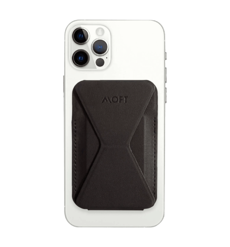 Магнітний гаманець-підставка Moft Snap-on with magsafe Black (MS007M-1-BK)