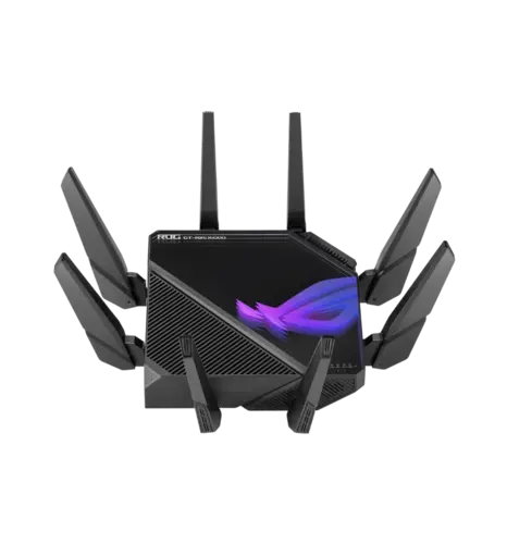 Маршрутизатор ASUS GT-AXE16000 AXE16000, 4xGE LAN, 1x2.5GE WAN, 2x10GE LAN/WAN, 1xUSB3.2, 1xUSB2.0, 