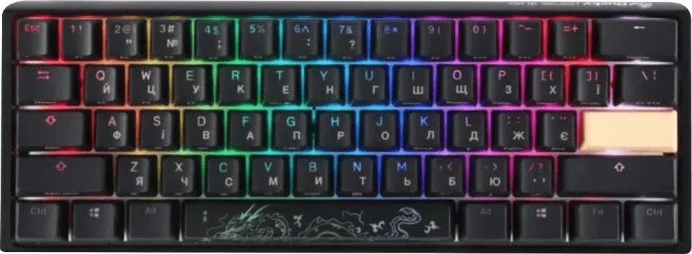 Механічна клавіатура Ducky One 3 Mini Cherry MX Red RGB Black UA